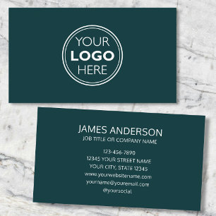Visita Tarjeta de presentación de logotipo profesional mi