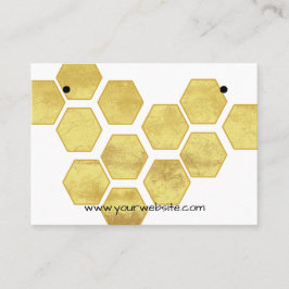 Visita Tarjeta de presentación de los bonos de honeycomb 