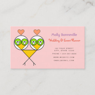 Visita Tarjeta de presentación de Lovebirds Boda y Planif