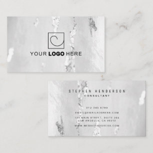 Visita Tarjeta de presentación de lujo con logotipo de pa