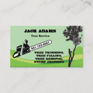 Visita Tarjeta de presentación de Lumberjack Tree Service
