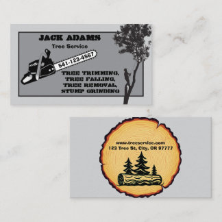 Visita Tarjeta de presentación de Lumberjack Tree Service