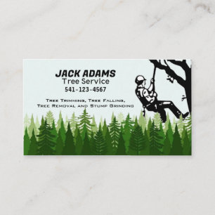 Visita Tarjeta de presentación de Lumberjack Tree Service