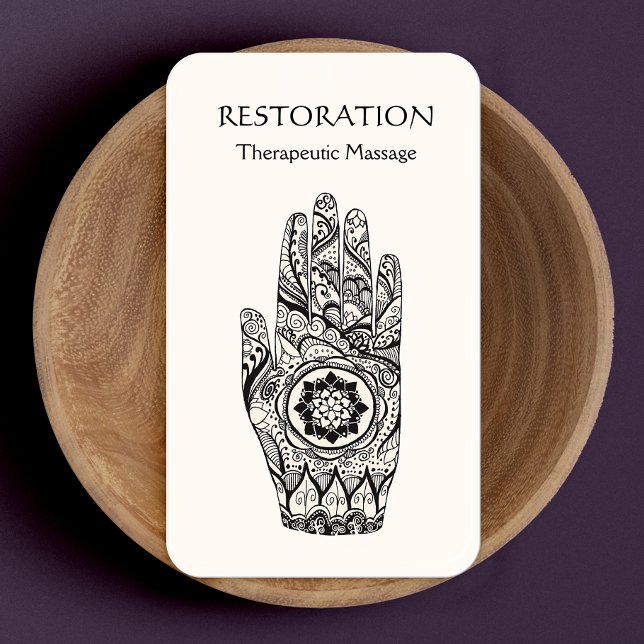 Visita Tarjeta de presentación de mano de flores Energy H (Subido por el creador)