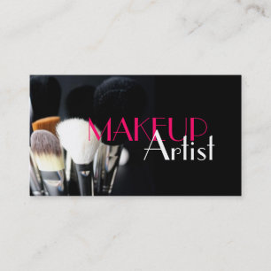 Visita Tarjeta de presentación de maquillaje, uñas, cos