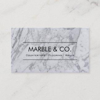 Visita Tarjeta de presentación de Marble Stone profesiona