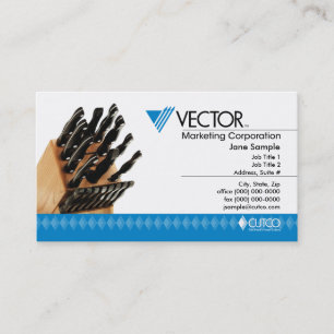 Visita Tarjeta de presentación de marketing de vectores