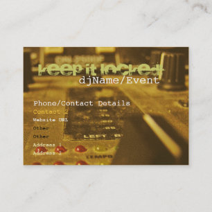 Visita Tarjeta de presentación de mezcla de tambores y va