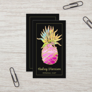 Visita Tarjeta de presentación de moda Glam Pineapple Per