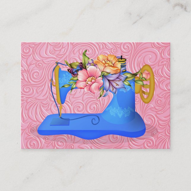 Visita Tarjeta de presentación de moda / Seamstress - SRF (Anverso)