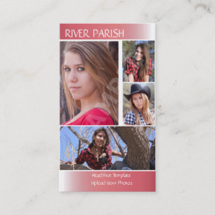 Visita Tarjeta de presentación de modelos y actores