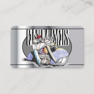 Visita Tarjeta de presentación de motocicleta de plantil