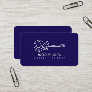 Visita Tarjeta de presentación de música Blues con guitar