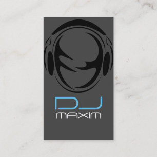 Visita Tarjeta de presentación de música de DJ genial