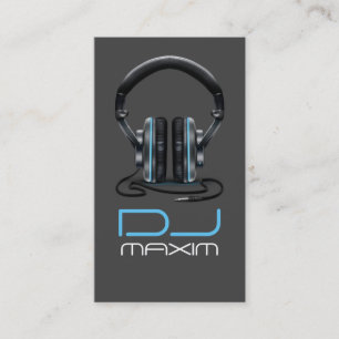 Visita Tarjeta de presentación de música de DJ genial