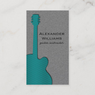 Visita Tarjeta de presentación de música de guitarra a ra