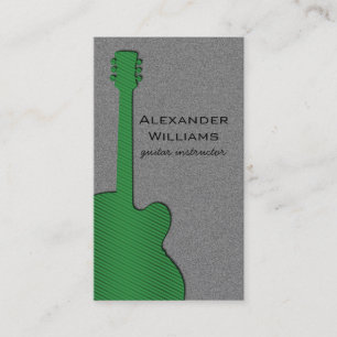 Visita Tarjeta de presentación de música de guitarra a ra
