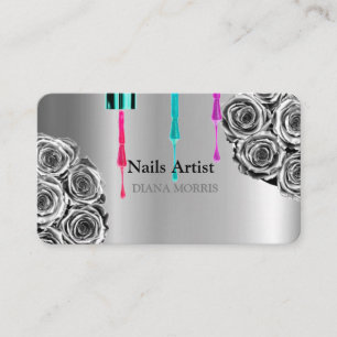 Visita Tarjeta de presentación de Nails Artist Salon