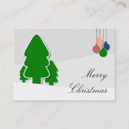 Visita Tarjeta de presentación de navidad