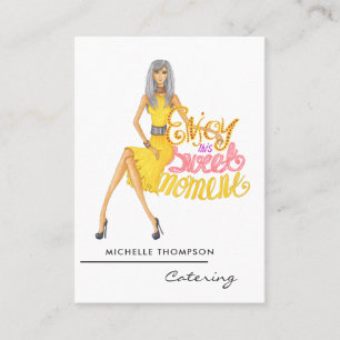 Visita Tarjeta de presentación de negocio de catering de 