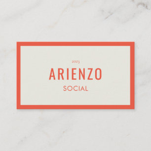 Visita Tarjeta de presentación de negocio de redes social