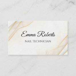 Visita Tarjeta de Presentación de Negocios Elegante Oro d