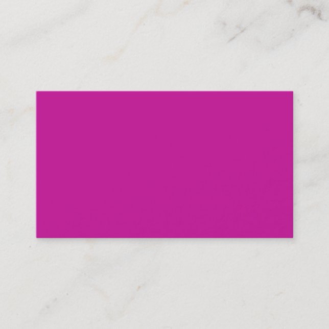 Visita Tarjeta de presentación de Neon Pink (Anverso)