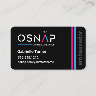 Visita Tarjeta de presentación de O'Snap Design 1