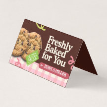 Tarjeta de presentación de panadería artesanal