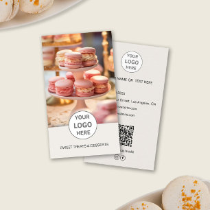 Visita Tarjeta de presentación de panadería con logotipo