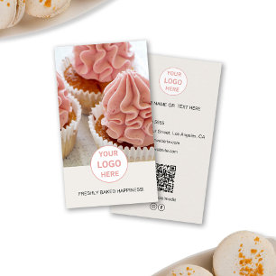 Visita Tarjeta de presentación de panadería personalizada