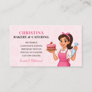 Visita Tarjeta de presentación de panadería y catering li