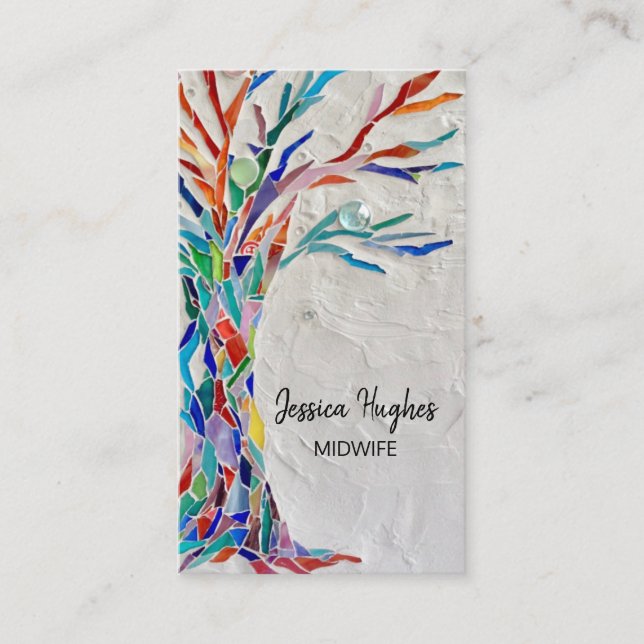 Visita Tarjeta de presentación de parteras (Anverso)