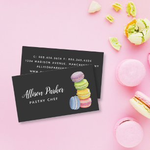 Visita Tarjeta de presentación de pastelería / panadería