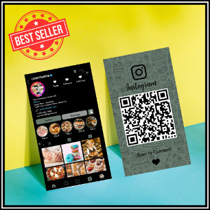 Visita Tarjeta de presentación de pastelero de Instagram