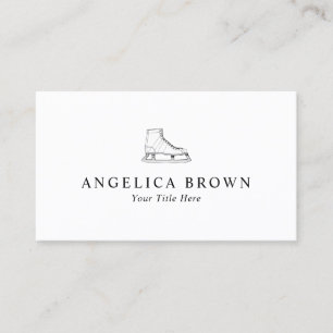 Visita Tarjeta de presentación de patinaje sobre hielo