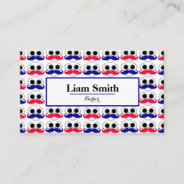 Visita Tarjeta de presentación de patrón de repetición de