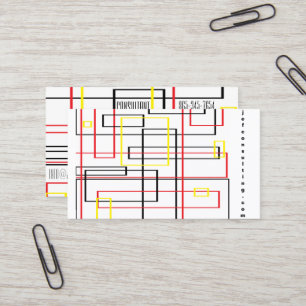 Visita Tarjeta de Presentación de Patrón Industrial de Lí