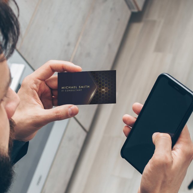 Visita Tarjeta de presentación de patrones Hexagonal mode (Subido por el creador)