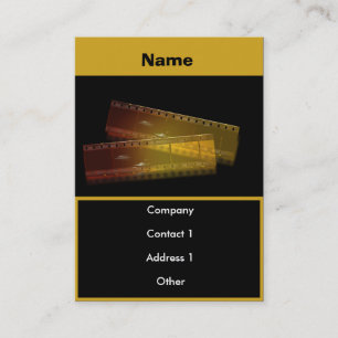 Visita tarjeta de presentación de películas