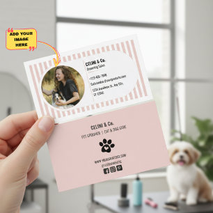 Visita Tarjeta de presentación de peluquería de mascotas 
