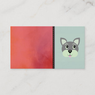 Visita Tarjeta de presentación de perros con pipa