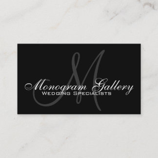 Visita Tarjeta de presentación de Personalizable de monog