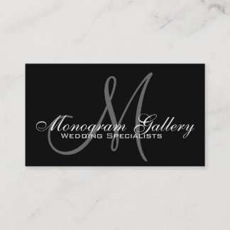Visita Tarjeta de presentación de Personalizable monogram