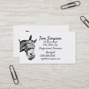 Visita Tarjeta de presentación de personalizado Farrier T