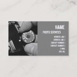 Visita Tarjeta de presentación de Photo Services