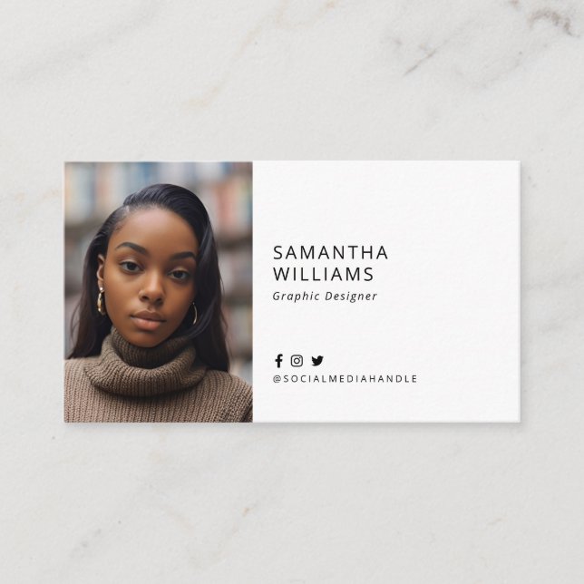 Visita Tarjeta de presentación de Photoleap (Anverso)