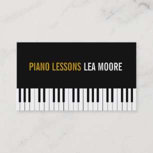 Visita Tarjeta de presentación de Piano Lessons Music In