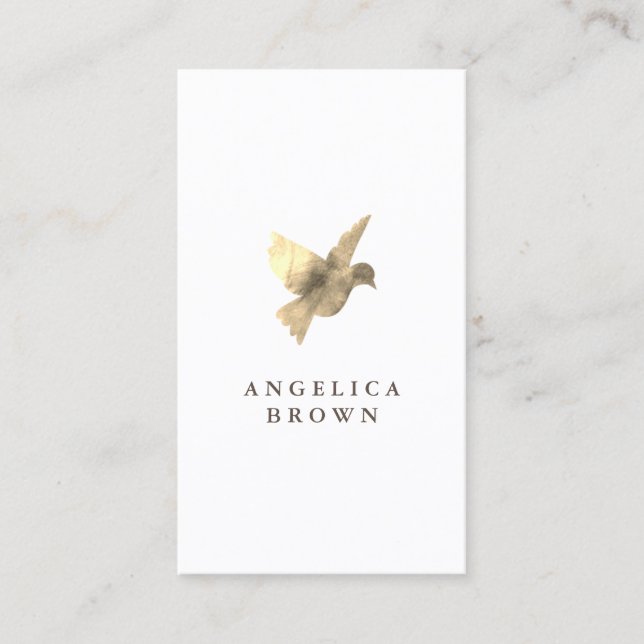 Visita Tarjeta de presentación de pichón (Anverso)