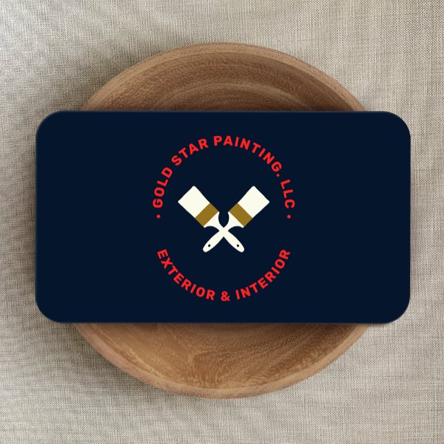 Visita Tarjeta de presentación de pinceles cruzados para  (Subido por el creador)